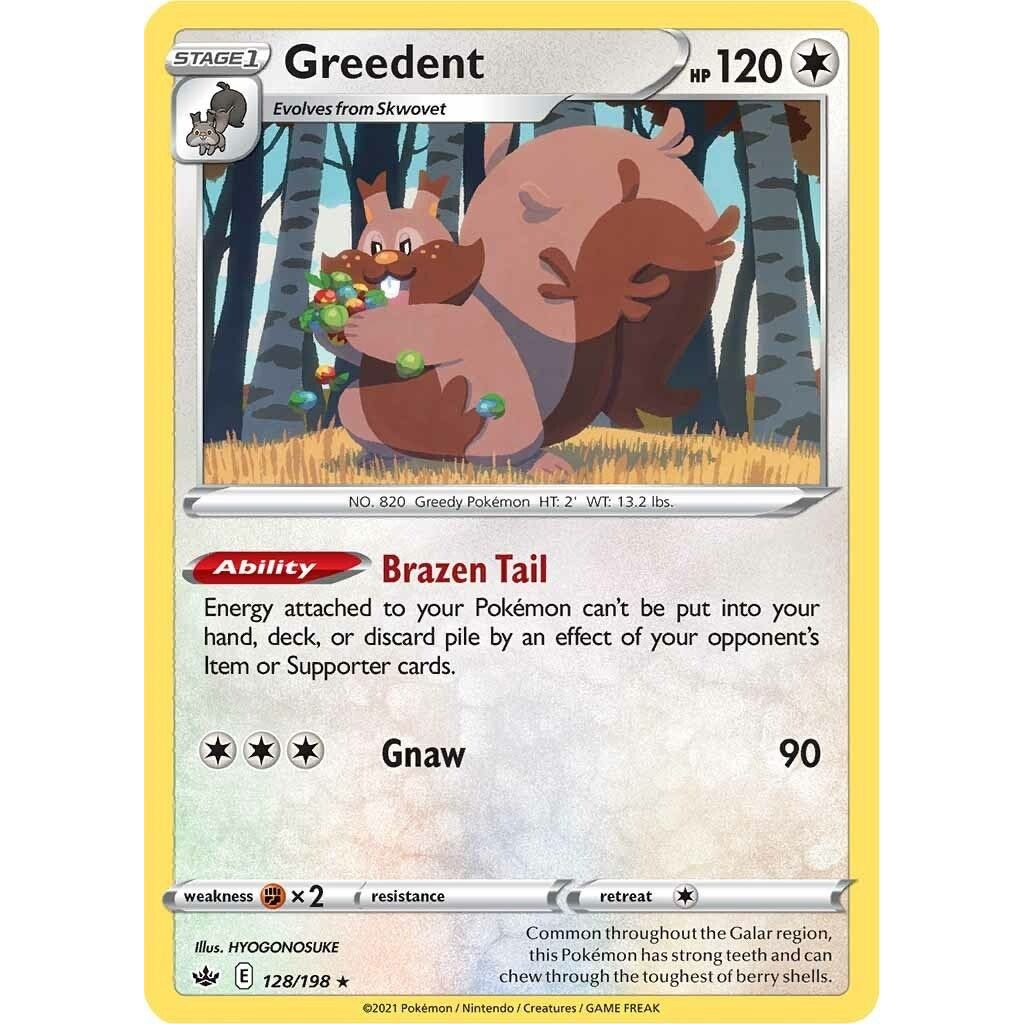 Image for Greedent (128/198) (SWSH06) - Pokemon