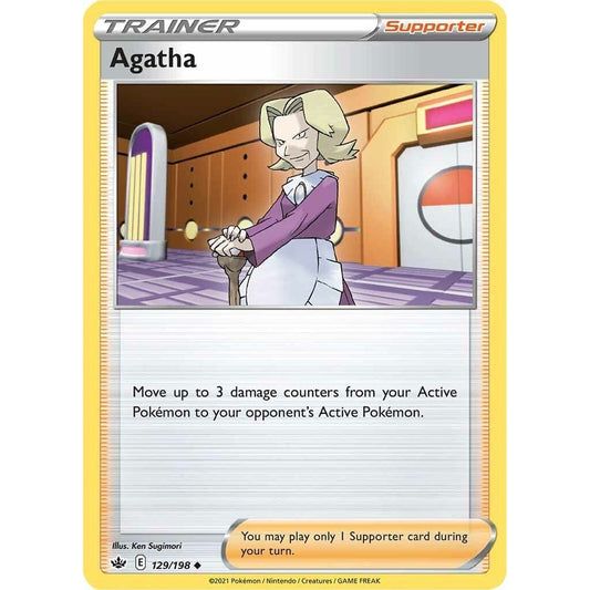 Image for Agatha (129/198) (SWSH06) - Pokemon