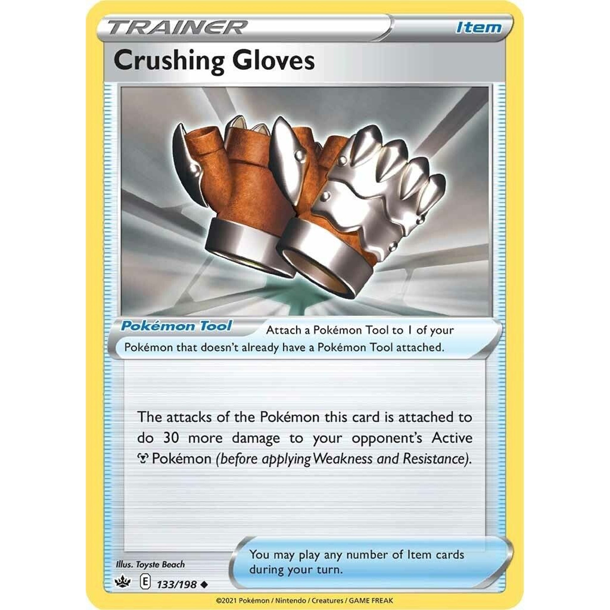 Image for Crushing Gloves (133/198) (SWSH06) - Pokemon