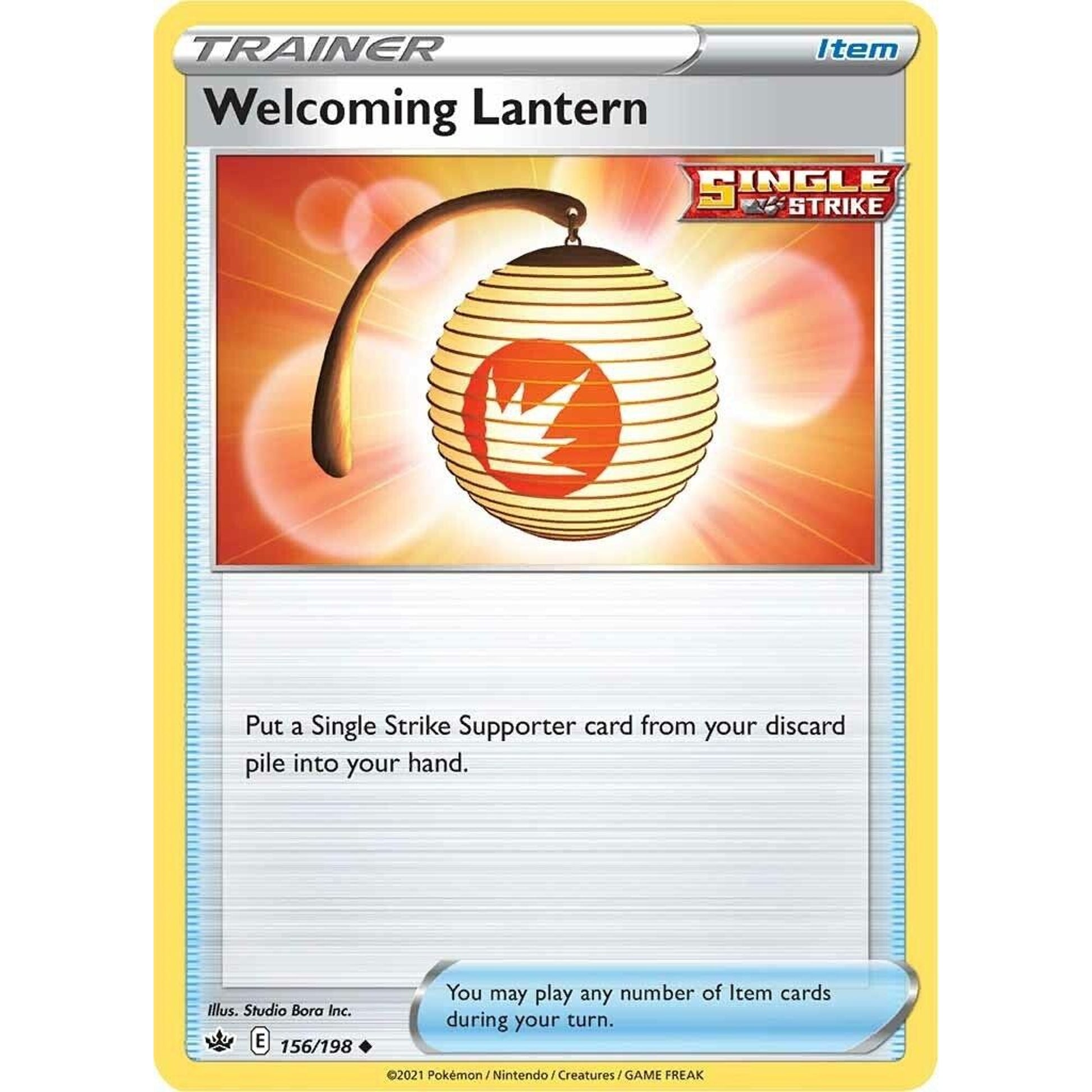 Image for Welcoming Lantern (156/198) (SWSH06) - Pokemon