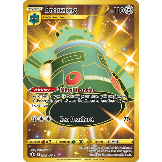 Image for Bronzong (Secret) (223/198) (SWSH06) - Pokemon