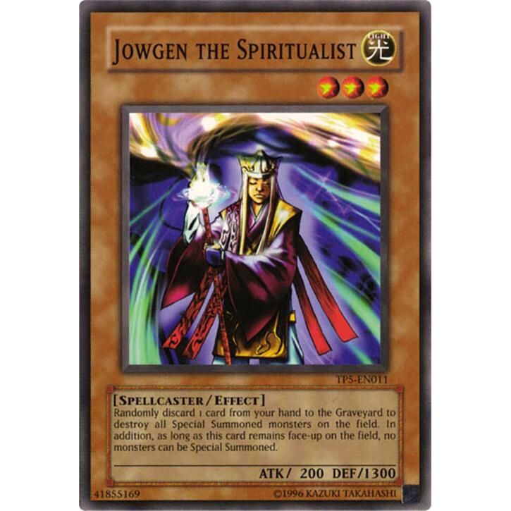 Image for Jowgen the Spiritualist (TP5-EN011) (TP5) - YuGiOh