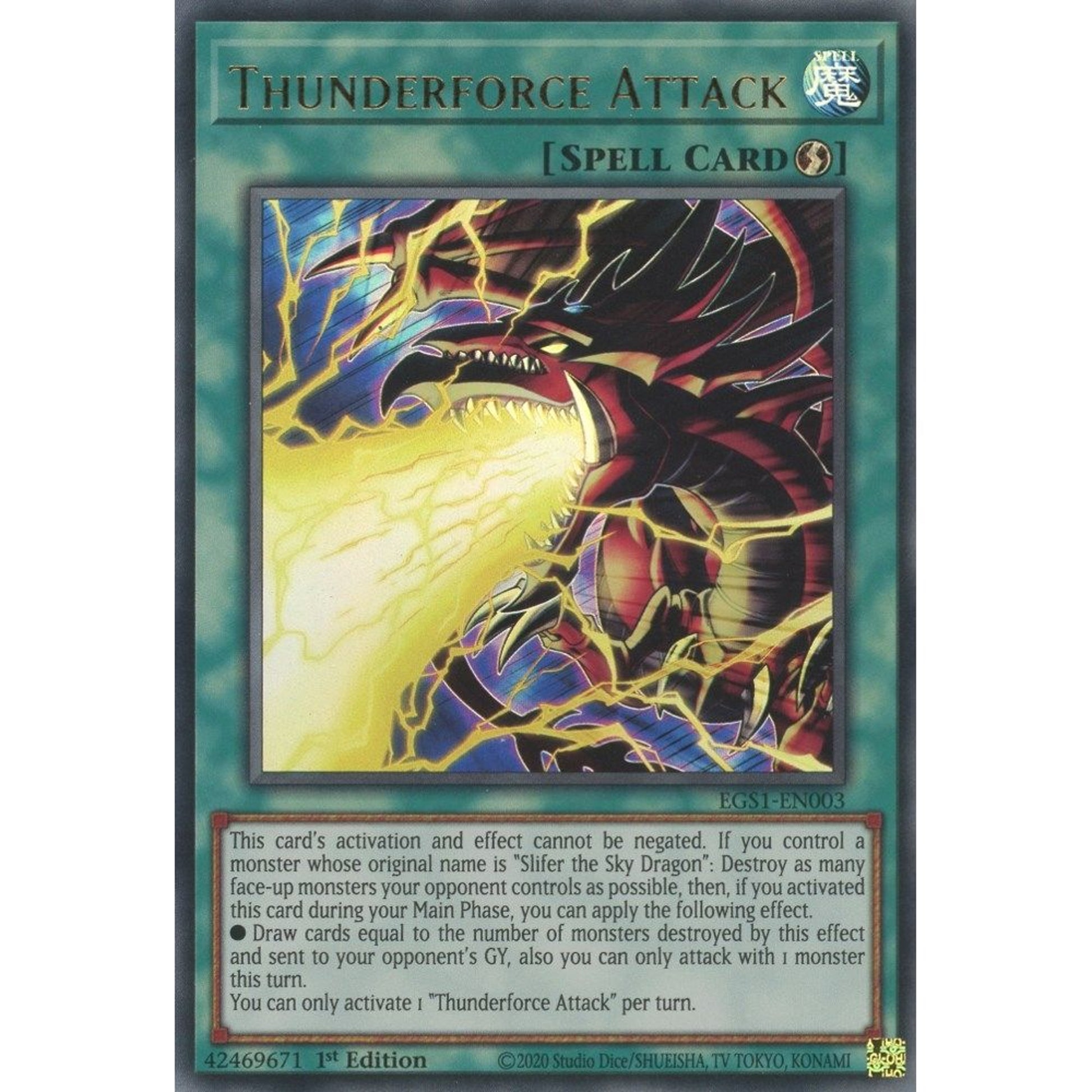 Image for Thunderforce Attack (EGS1-EN003) (EGS1) - YuGiOh