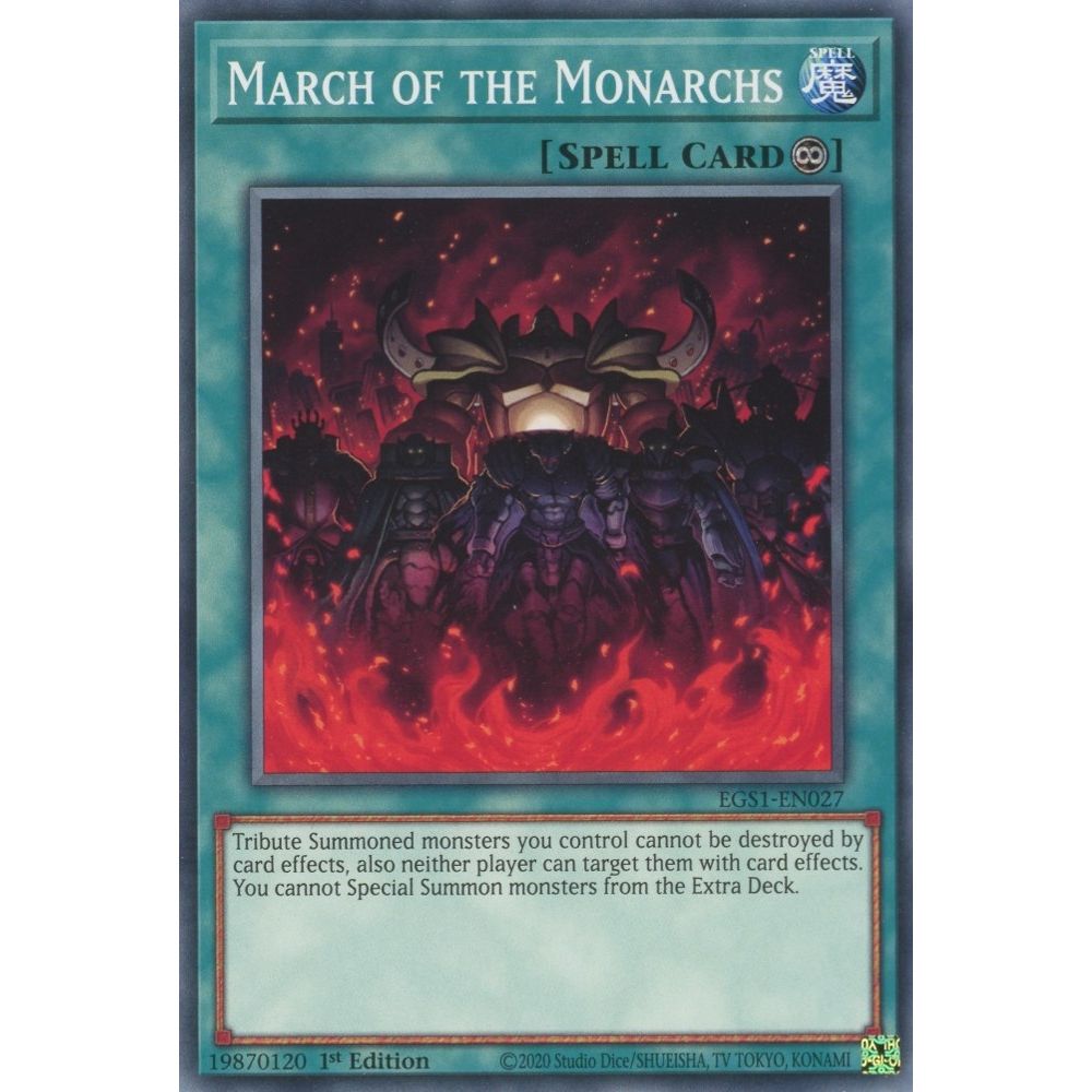 Image for March of the Monarchs (EGS1-EN027) (EGS1) - YuGiOh