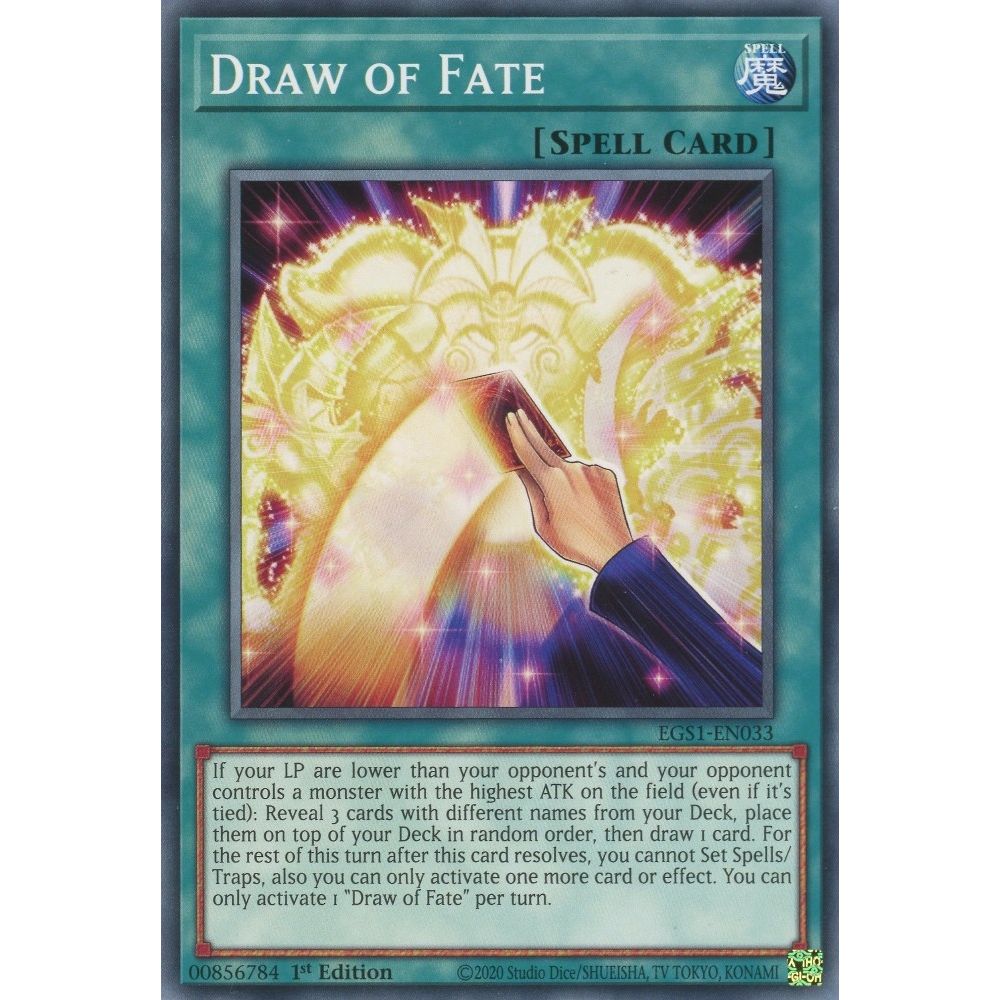 Image for Draw of Fate (EGS1-EN033) (EGS1) - YuGiOh