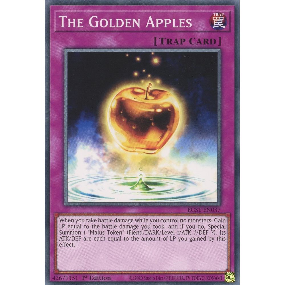 Image for The Golden Apples (EGS1-EN037) (EGS1) - YuGiOh