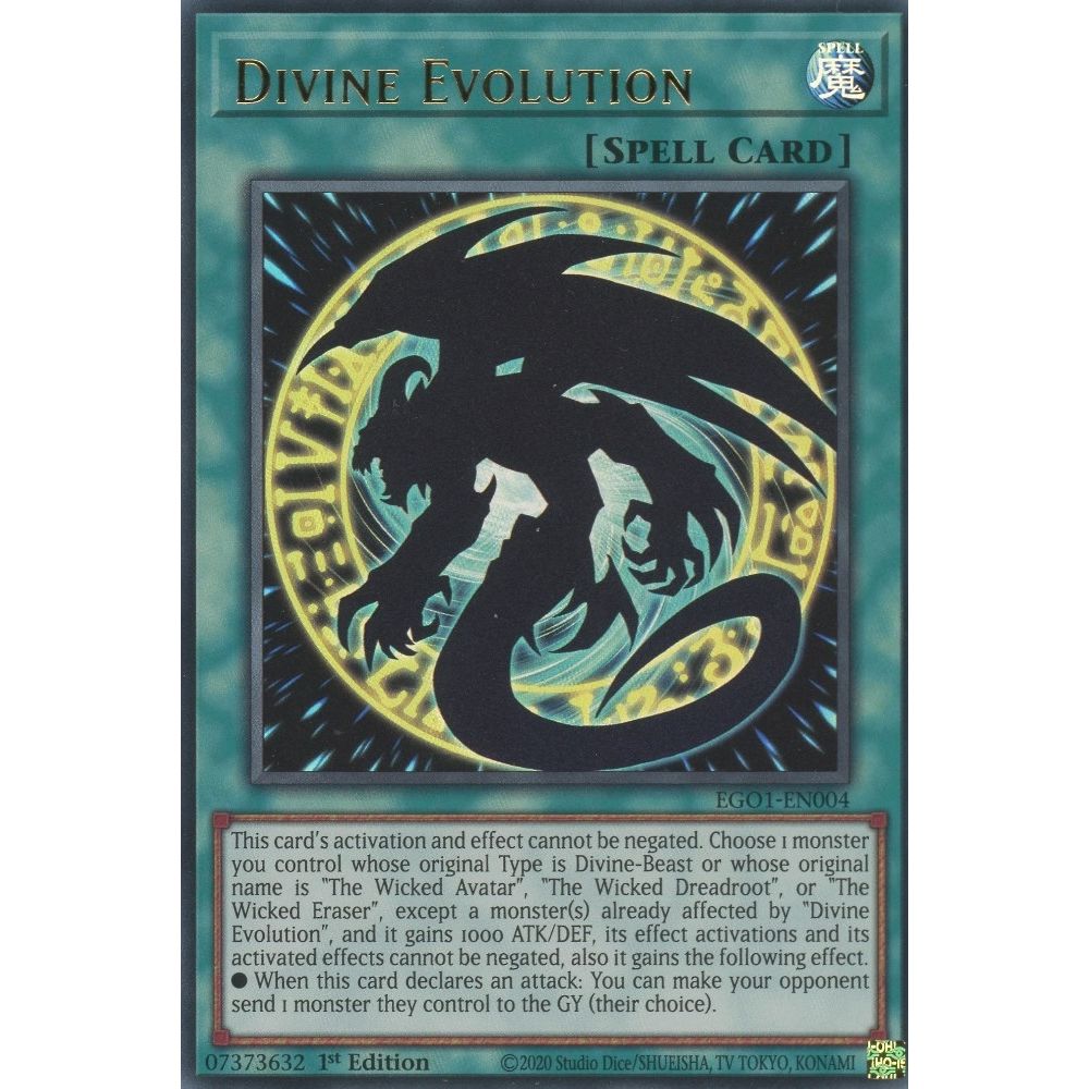 Image for Divine Evolution (EGO1-EN004) (EGO1) - YuGiOh