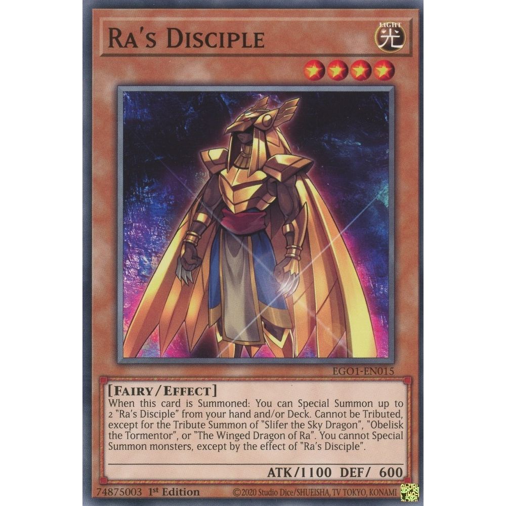 Image for Ra's Disciple (EGO1-EN015) (EGO1) - YuGiOh