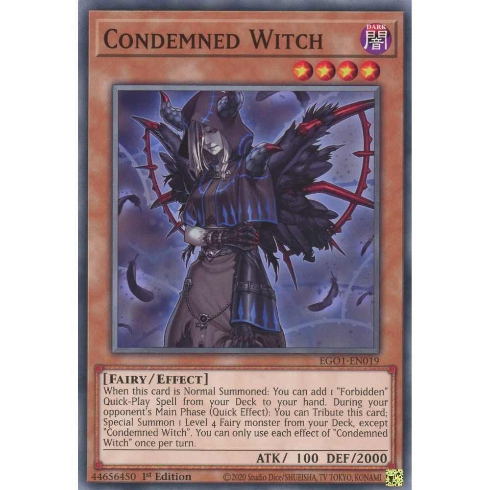 Image for Condemned Witch (EGO1-EN019) (EGO1) - YuGiOh