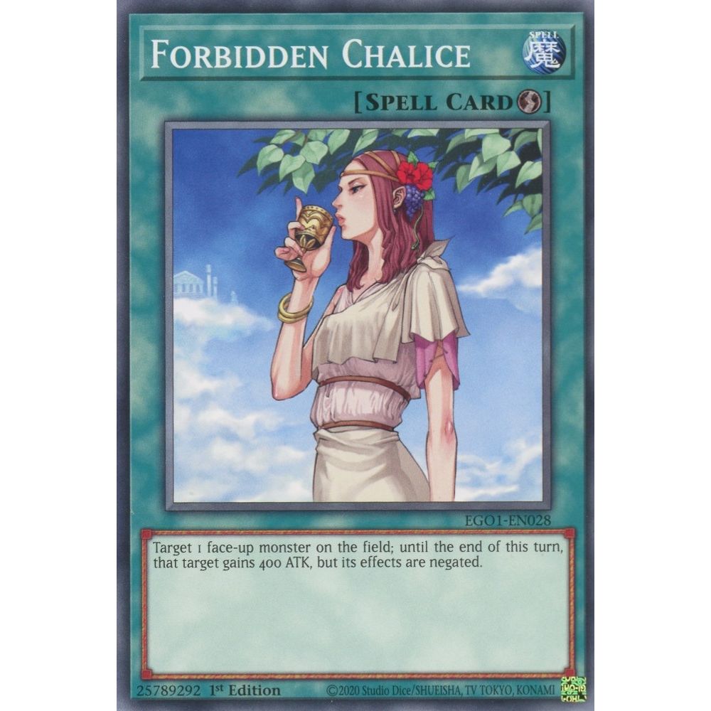 Image for Forbidden Chalice (EGO1-EN028) (EGO1) - YuGiOh
