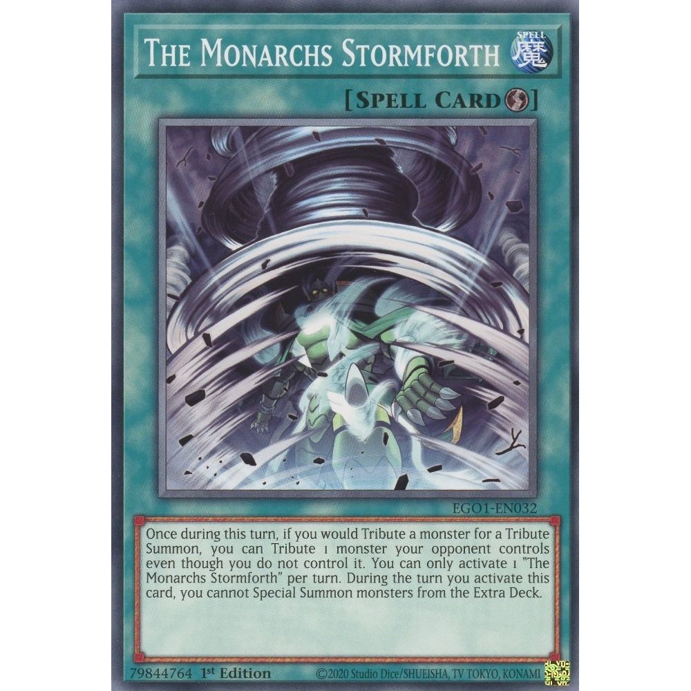 Image for The Monarchs Stormforth (EGO1-EN032) (EGO1) - YuGiOh