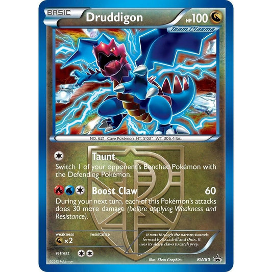 Image for Druddigon (Team Plasma) - BW80 (Cosmos Holo) (BW80) (PR) - Pokemon
