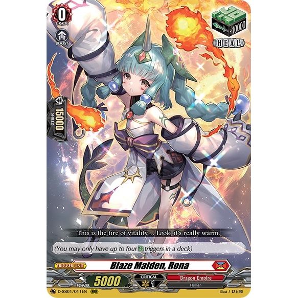 Image for Blaze Maiden, Rona (D-SS01/011EN) (D-SS01) - Cardfight Vanguard