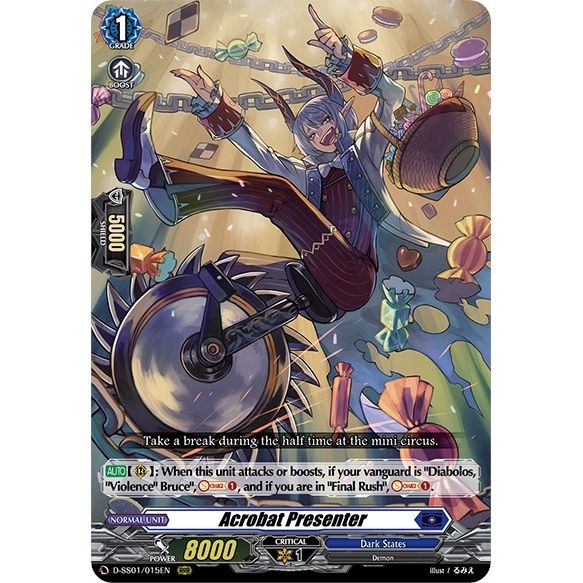Image for Acrobat Presenter (D-SS01/015EN) (D-SS01) - Cardfight Vanguard