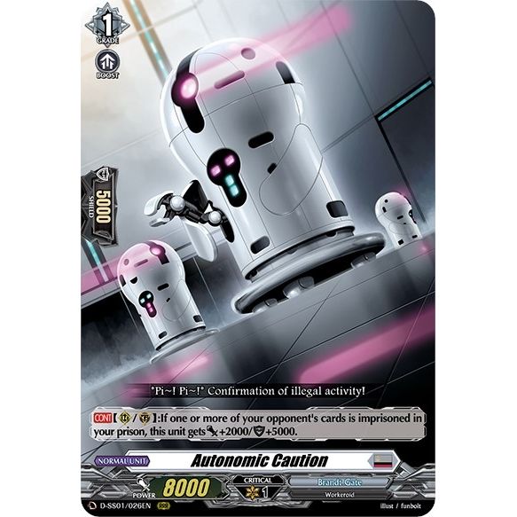 Image for Autonomic Caution (D-SS01/026EN) (D-SS01) - Cardfight Vanguard