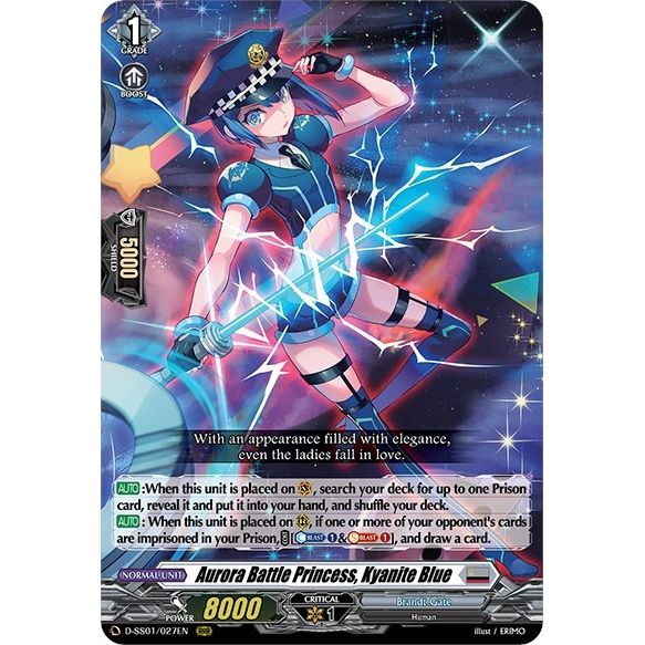 Image for Aurora Battle Princess, Kyanite Blue (D-SS01/027EN) (D-SS01) - Cardfight Vanguard