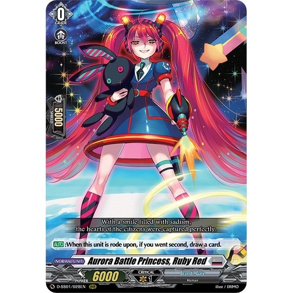 Image for Aurora Battle Princess, Ruby Red (D-SS01/028EN) (D-SS01) - Cardfight Vanguard