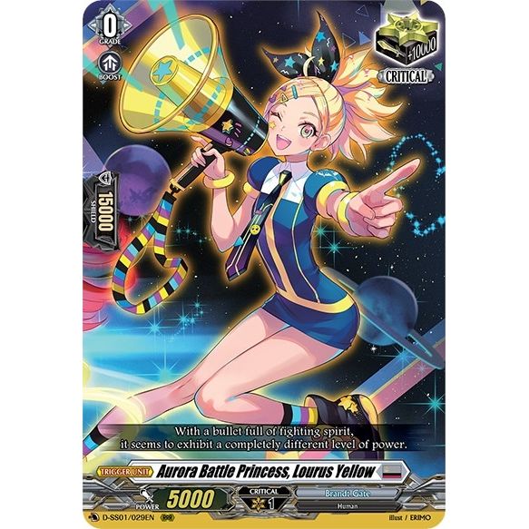 Image for Aurora Battle Princess, Lourus Yellow (D-SS01/029EN) (D-SS01) - Cardfight Vanguard