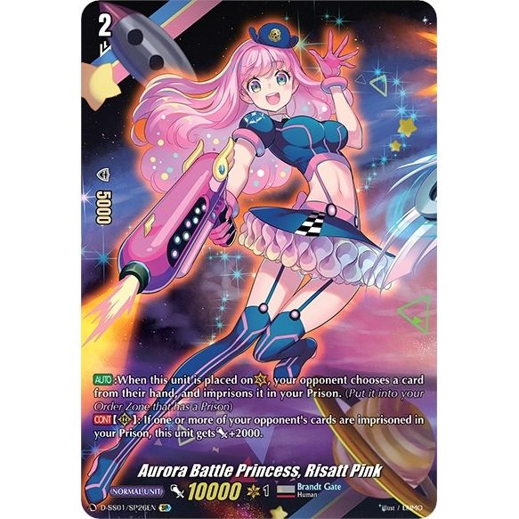 Image for Aurora Battle Princess, Risatt Pink (SP) (D-SS01/SP26EN) (D-SS01) - Cardfight Vanguard