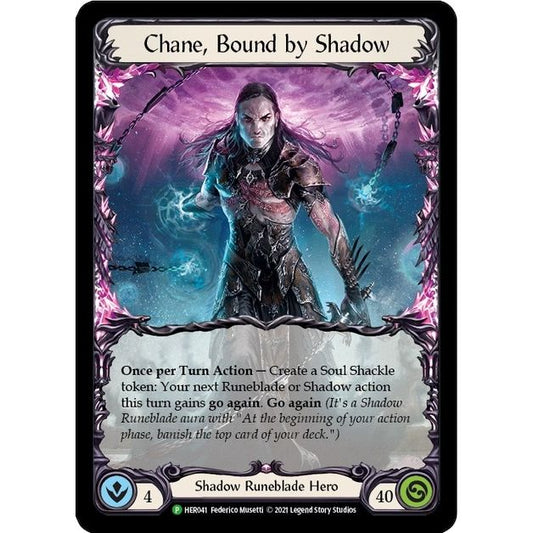 Image for Chane, Bound by Shadow (Rainbow) - HER041 (HER041) (PR) - Flesh and Blood TCG