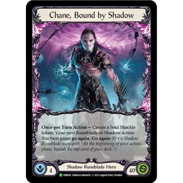 Image for Chane, Bound by Shadow (Rainbow) - HER041 (HER041) (PR) - Flesh and Blood TCG