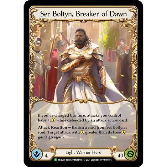 Image for Ser Boltyn, Breaker of Dawn - HER039 (HER039) (PR) - Flesh and Blood TCG