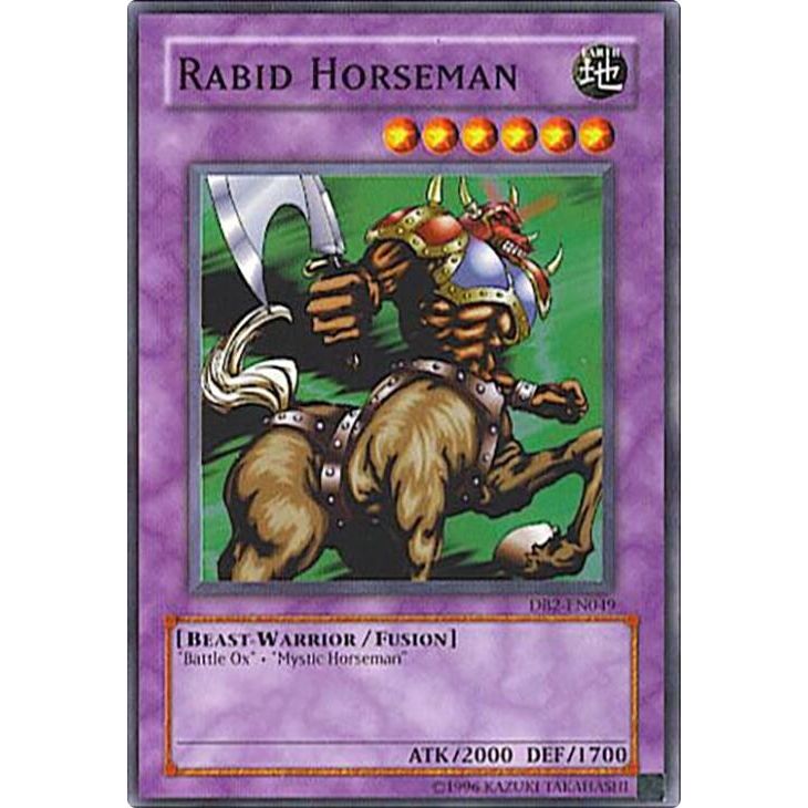Image for Rabid Horseman (DB2-EN049) (DB2) - YuGiOh