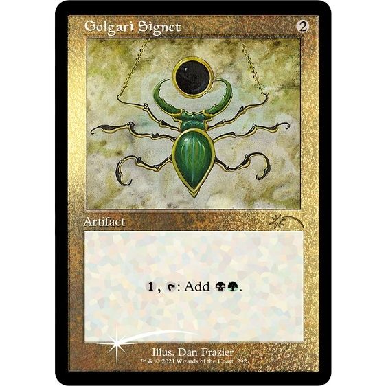Image for Golgari Signet (Foil Etched) (292) (SLD) - Magic: The Gathering
