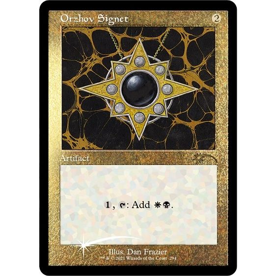Image for Orzhov Signet (Foil Etched) (294) (SLD) - Magic: The Gathering