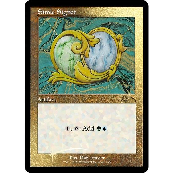 Image for Simic Signet (Foil Etched) (295) (SLD) - Magic: The Gathering