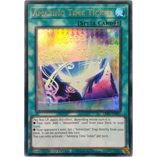 Image for Amazing Time Ticket (LIOV-ENSP1) (LIOV-ENSP1) (LIOV) - YuGiOh