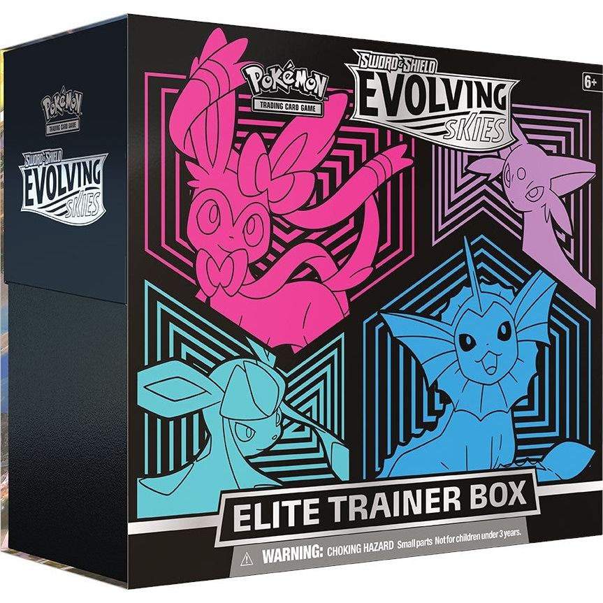 Image for Evolving Skies Elite Trainer Box [Glaceon/Vaporeon/Sylveon/Espeon] - Pokemon