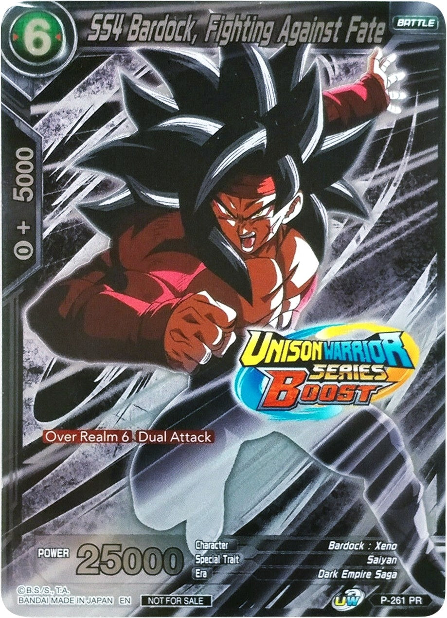 Image for SS4 Bardock, Fighting Against Fate (Event Pack 08) (P-261) (TPR) - Dragon Ball Super: Masters