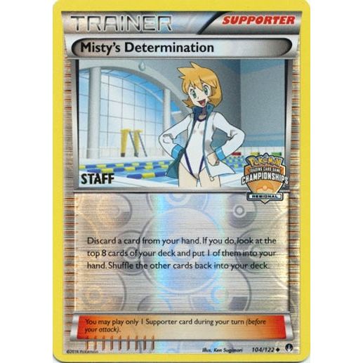 Image for Misty's Determination - 104/122 (Regional Championships) [Staff] (104/122) (PR) - Pokemon