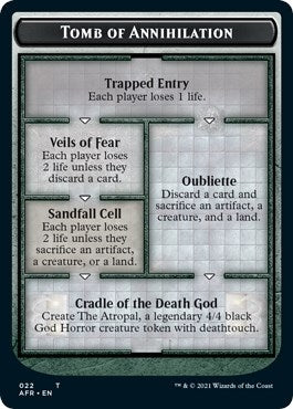 Image for Tomb of Annihilation // The Atropal Double-Sided Token (22 // 5) - Magic: The Gathering