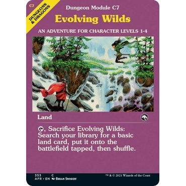 Image for Evolving Wilds (Dungeon Module) (353) (AFR) - Magic: The Gathering