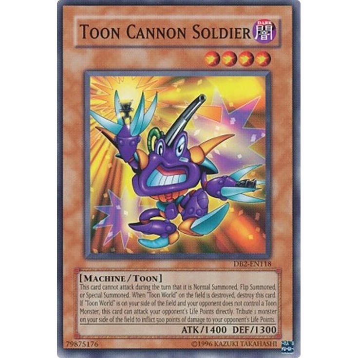 Image for Toon Cannon Soldier (DB2-EN118) (DB2) - YuGiOh