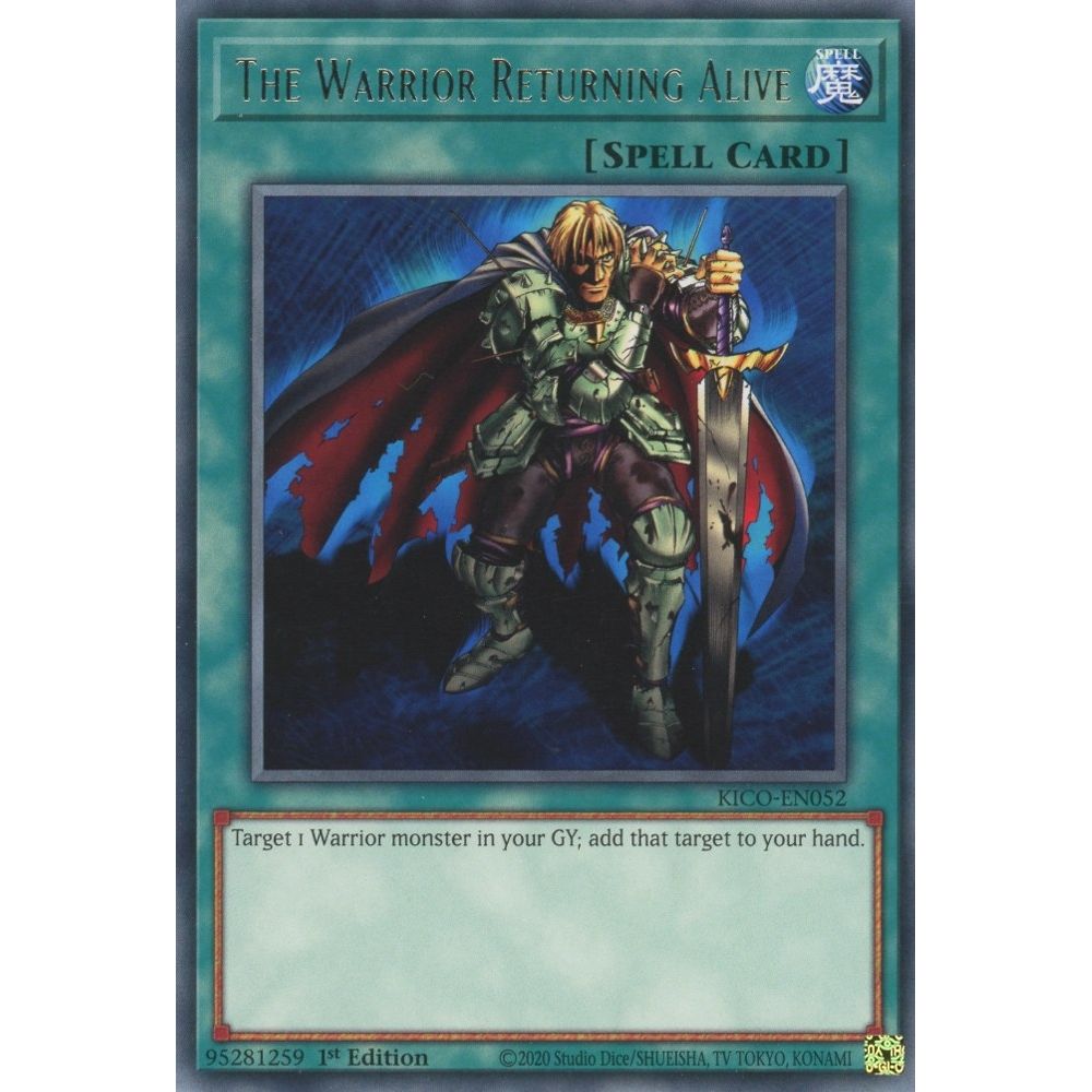 Image for The Warrior Returning Alive (KICO-EN052) (KICO) - YuGiOh