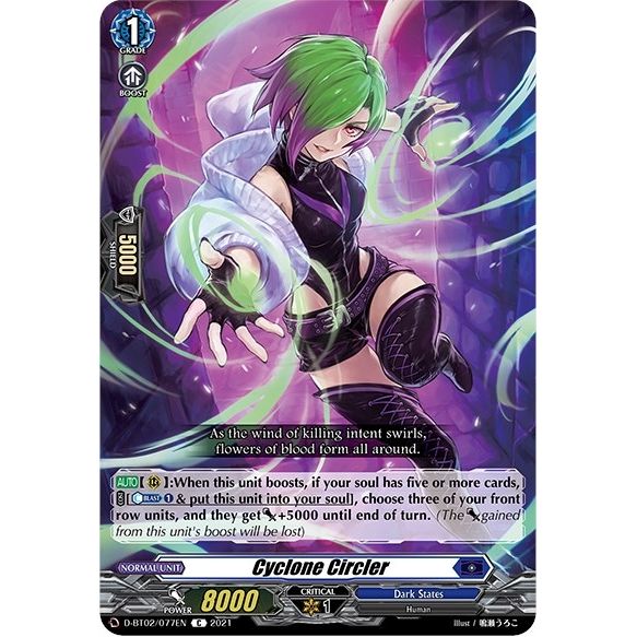 Image for Cyclone Circler (D-BT02/077EN) (D-BT02) - Cardfight Vanguard