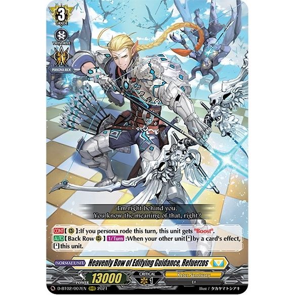 Image for Heavenly Bow of Edifying Guidance, Refuerzos (D-BT02/007EN) (D-BT02) - Cardfight Vanguard