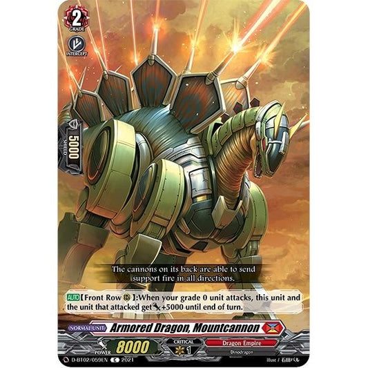 Image for Armored Dragon, Mountcannon (D-BT02/059EN) (D-BT02) - Cardfight Vanguard