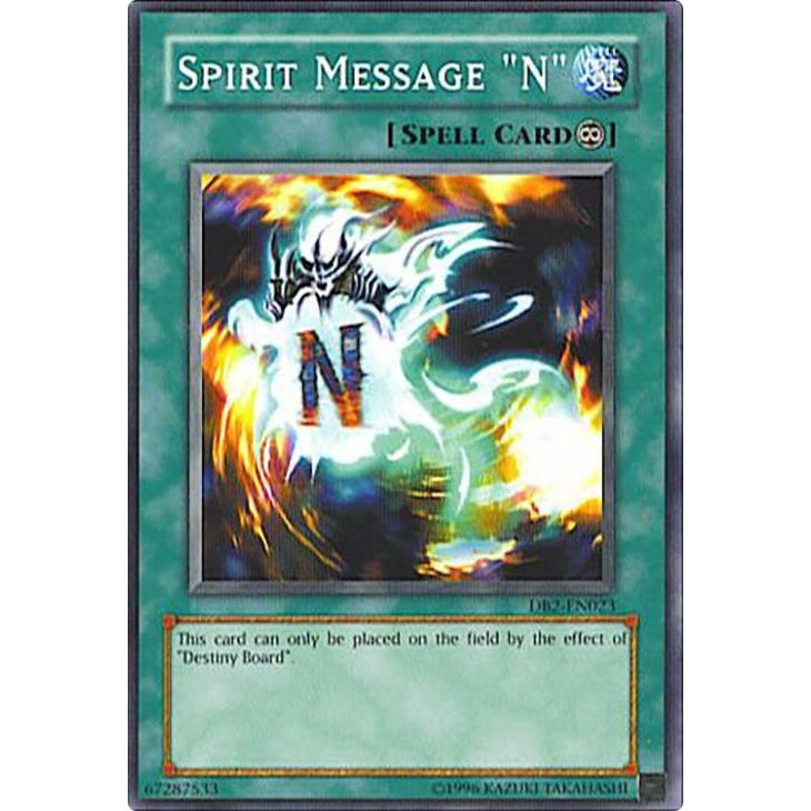 Image for Spirit Message "N" (DB2-EN023) (DB2) - YuGiOh