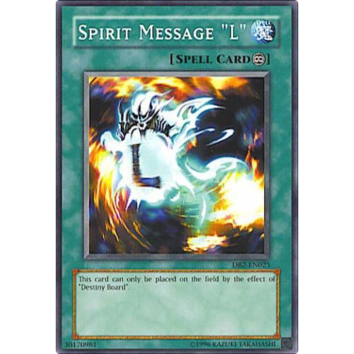 Image for Spirit Message "L" (DB2-EN025) (DB2) - YuGiOh