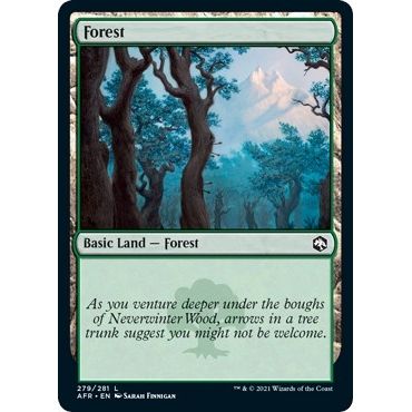 Image for Forest (279) (279) (AFR) - Magic: The Gathering