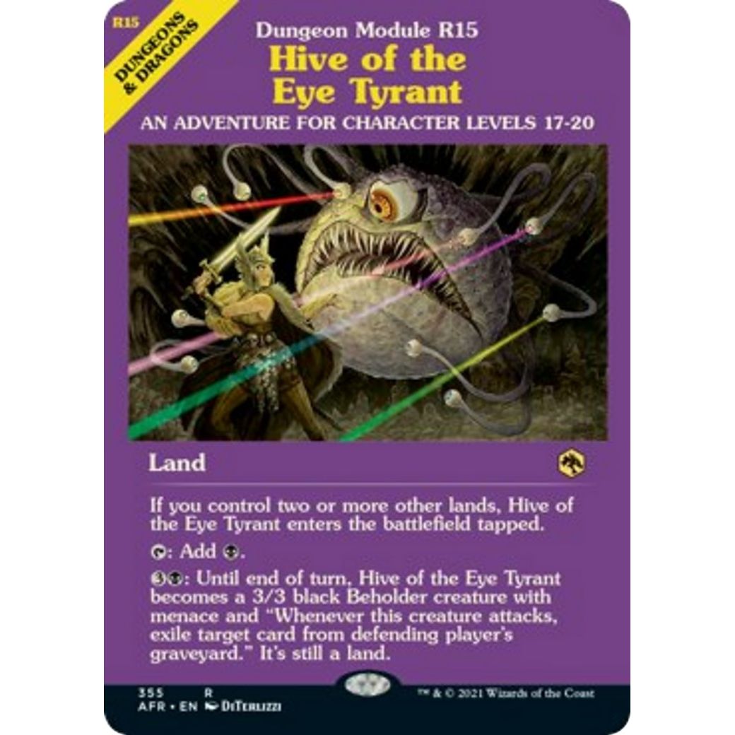 Image for Hive of the Eye Tyrant (Dungeon Module) (355) (AFR) - Magic: The Gathering