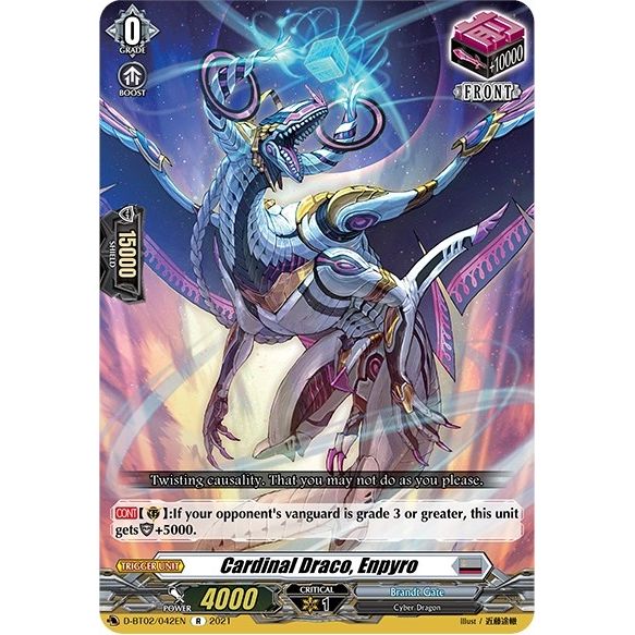 Image for Cardinal Draco, Enpyro (D-BT02/042EN) (D-BT02) - Cardfight Vanguard