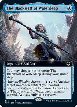 Image for The Blackstaff of Waterdeep (Extended Art) (365) - Magic: The Gathering
