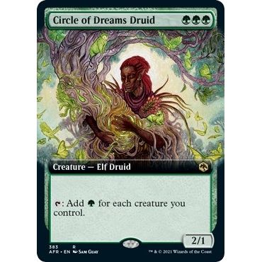 Image for Circle of Dreams Druid (Extended Art) (383) (AFR) - Magic: The Gathering