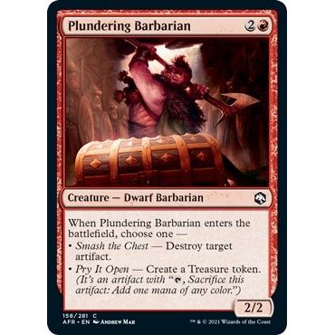 Image for Plundering Barbarian (158) (AFR) - Magic: The Gathering