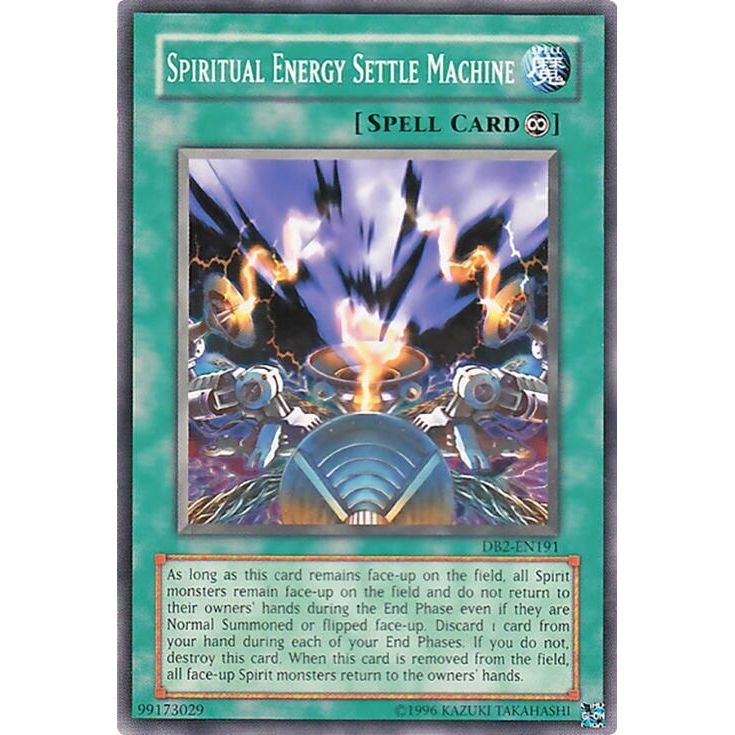Image for Spiritual Energy Settle Machine (DB2-EN191) (DB2) - YuGiOh